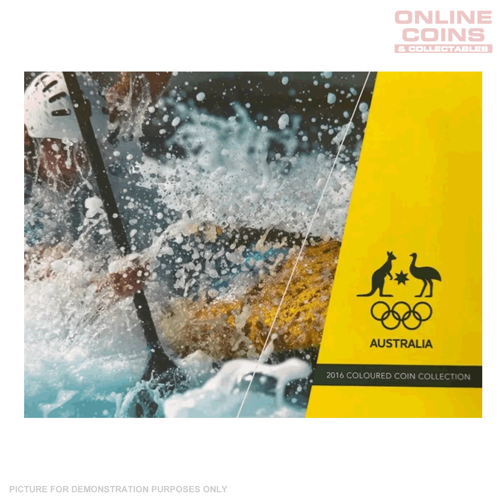 2016 $2 Uncirculated Olympic 5 Coin Collection - Kayaking Cover